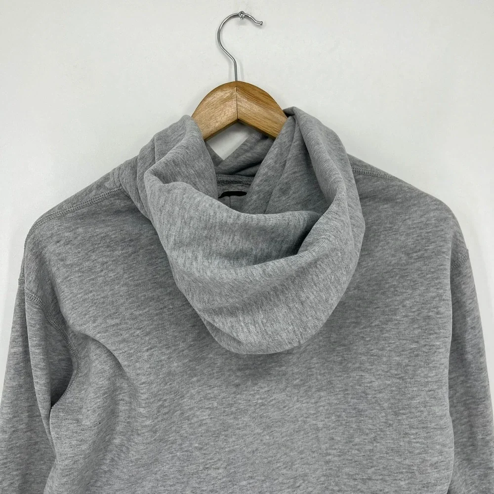 Polo Ralph Lauren Performance Mens Hoodie Heather Gray Orange Pony Small